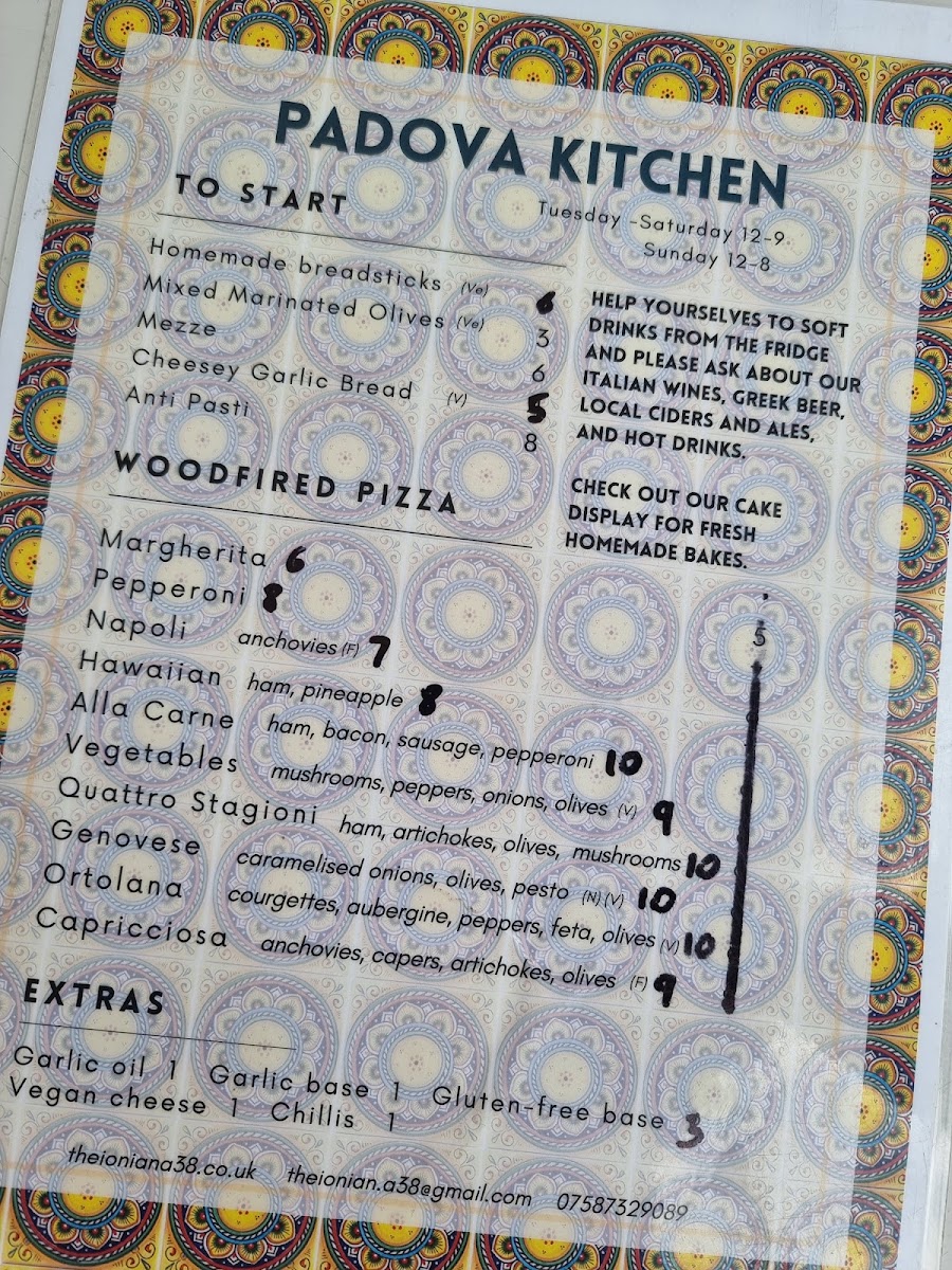 Menu The Ionian Wood Fired Kitchen ＆ Farmshop-4